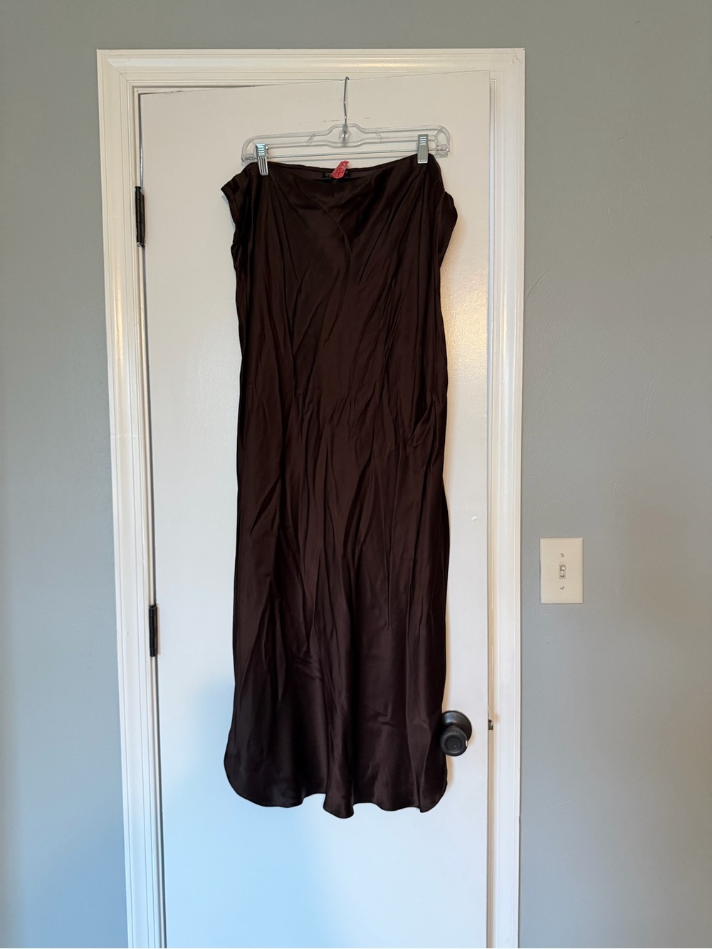 Banana Republic Brown Satin Maxi Skirt